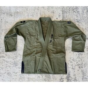 Elite Sports Gi Adult A3 Green Martial Arts BJJ Brazilian Jiu Jitsu TOP ONLY